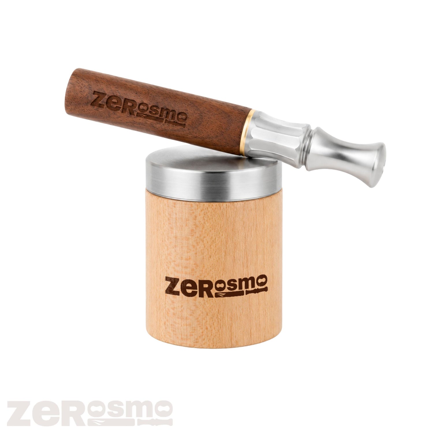 Zerosmo Walnut Silver – Pack avec support + 2 SAVEURS